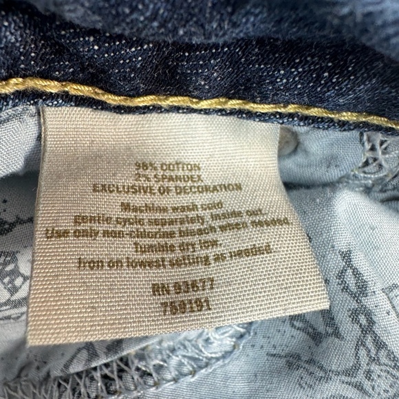 Decree Jeans Womens Juniors 15 Dark Blue Super Skinny Mid Rise - Picture 4 of 10